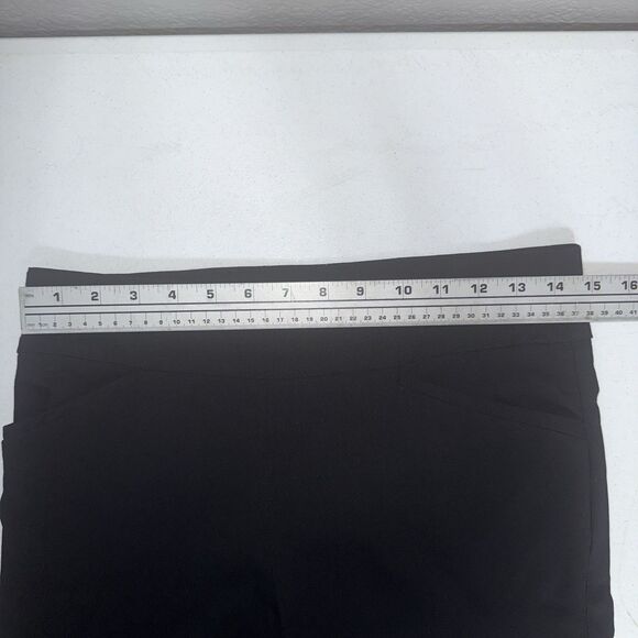 Chicos Fabulously Slimming Pull On Pants Womens Size 00 Black Perfect Stretch - Picture 6 of 6